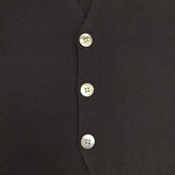 GALERIE VIE ウーステッドミラノ Vネックベスト 定価27500円 23-02-44-02003 ベスト 24AW 濃紺 ネイビー レディース ギャルリーヴィー【中古】5-1101T∞