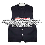 GALERIE VIE ウーステッドミラノ Vネックベスト 定価27500円 23-02-44-02003 ベスト 24AW 濃紺 ネイビー レディース ギャルリーヴィー【中古】5-1101T∞