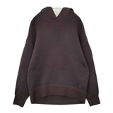 DRESSTERIOR カシミヤタッチ裏毛フーディ 定価19800円 085-13060 D刺繍 パーカー ブラウン レディース ドレステリア【中古】5-1015T∞