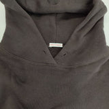 DRESSTERIOR カシミヤタッチ裏毛フーディ 定価19800円 085-13060 D刺繍 パーカー ブラウン レディース ドレステリア【中古】5-1015T∞