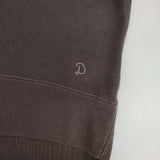 DRESSTERIOR カシミヤタッチ裏毛フーディ 定価19800円 085-13060 D刺繍 パーカー ブラウン レディース ドレステリア【中古】5-1015T∞