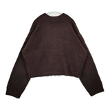 JOURNAL STANDARD ヘアリーカーディガン 定価14300円 24080400707030 モヘヤ混 ニット カーディガン 24AW ブラウン レディース ジャーナルスタンダード【中古】5-1101T∞