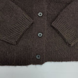 JOURNAL STANDARD ヘアリーカーディガン 定価14300円 24080400707030 モヘヤ混 ニット カーディガン 24AW ブラウン レディース ジャーナルスタンダード【中古】5-1101T∞