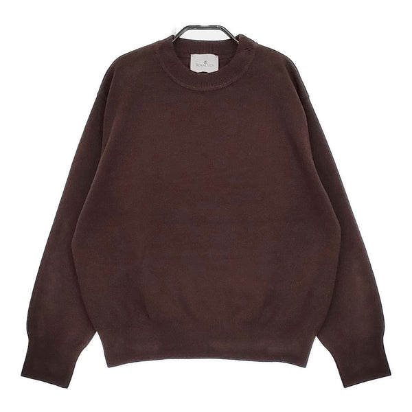 ROYAL MER EVA フランス製 コットン クルーネック ニット ブラウン レディース ロワイヤルメール【中古】5-0513M♪