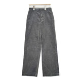 GALERIE VIE シャンカールコーデュロイ ストレートパンツ 定価31900円　23-04-34-04213 パンツ 24AW グレー レディース ギャルリーヴィー【中古】5-1101T∞