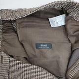 JOURNAL STANDARD L'essage チェック ワイドパンツ 定価24200円 パンツ ブラウン レディース ジャーナルスタンダードレサージュ【中古】5-1015T∞