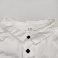 CLOLI クロリ コットンギャザーシャツ CL-S0031-324 サイズ2 定価35200円 長袖シャツ 24AW ホワイト レディース【中古】5-0401M♪