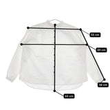 CLOLI クロリ コットンギャザーシャツ CL-S0031-324 サイズ2 定価35200円 長袖シャツ 24AW ホワイト レディース【中古】5-0401M♪