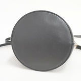 RODE SKO 花柄巾着内袋付き ショルダーバッグ ブラック レディース ロデスコ【中古】5-0813G◎