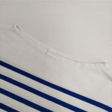 ORCIVAL オーバーサイズ バスクシャツ チュニック ボーダー カットソー ホワイト ブルー レディース オーシバル/オーチバル【中古】5-0901M∞