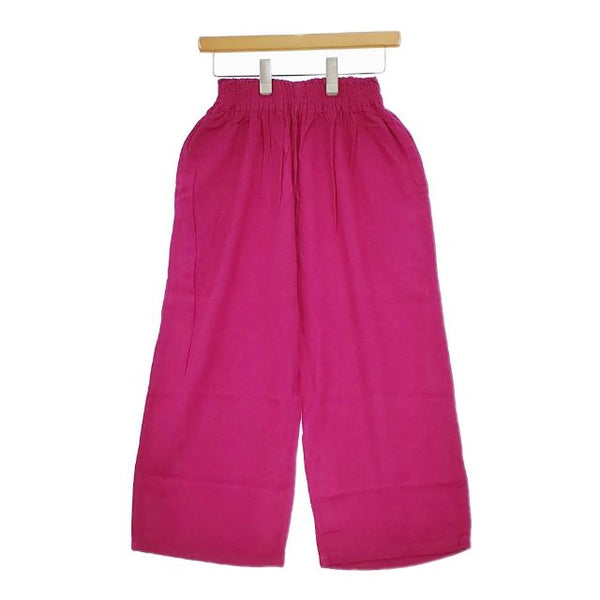 ヂェン先生の日常着 サイズS ウエストゴム イージー  パンツ ピンク レディース ヂェン先生の日常着【中古】5-0428M∞