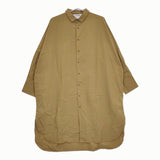 veritecoeur ST-106 ロングシャツ 定価24200円 ワンピース ベージュ レディース ヴェリテクール【中古】5-0511M♪