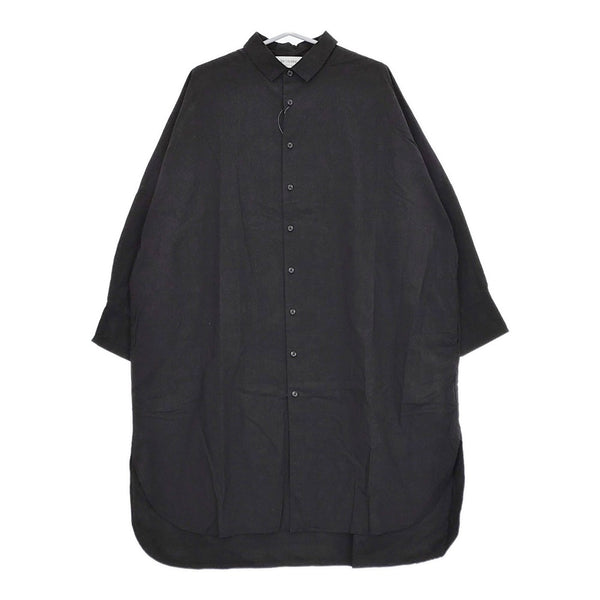 veritecoeur ST-106 ロングシャツ 定価24200円 ワンピース ブラック レディース ヴェリテクール【中古】5-0511M♪