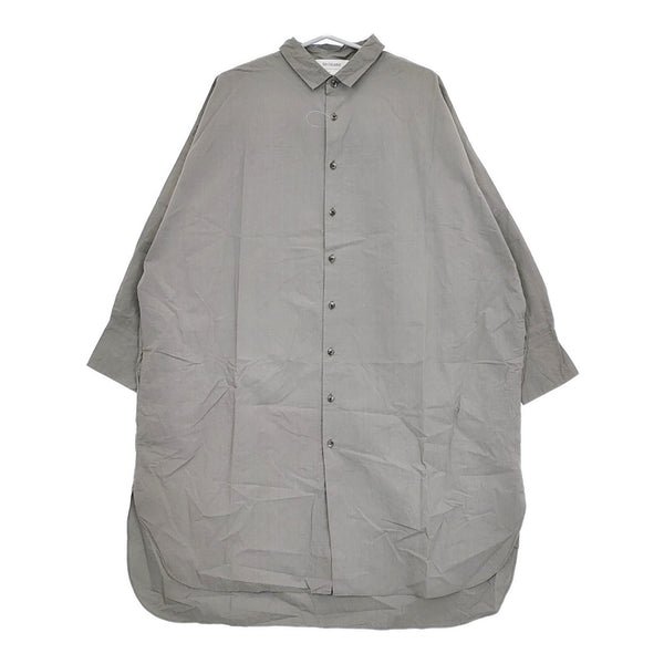 veritecoeur ST-106 ロングシャツ 定価24200円 ワンピース グレー レディース ヴェリテクール【中古】5-0511M♪
