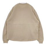 le colis 裏起毛 スナップボタン スウェットジャケット ブルゾン ベージュ レディース ルコリ【中古】5-1015T∞