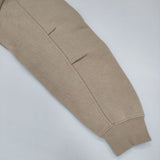 le colis 裏起毛 スナップボタン スウェットジャケット ブルゾン ベージュ レディース ルコリ【中古】5-1015T∞