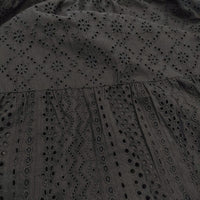 Heart Market レースティアードSK カットワーク ロングスカート ブラック レディース ハートマーケット【中古】5-0513M♪