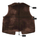 ZARA 新品 ボア ベスト ブラウン レディース ザラ【中古】5-1102T∞