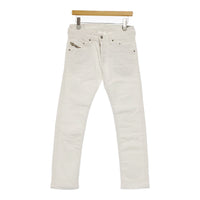 DIESEL 新品 BELTHER ストレッチスキニーホワイトデニム Ｗ28 デニムパンツ ホワイト レディース ディーゼル【中古】5-0513G♪