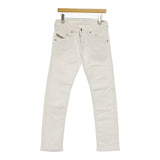 DIESEL 新品 BELTHER ストレッチスキニーホワイトデニム Ｗ28 デニムパンツ ホワイト レディース ディーゼル【中古】5-0513G♪