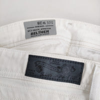 DIESEL 新品 BELTHER ストレッチスキニーホワイトデニム Ｗ28 デニムパンツ ホワイト レディース ディーゼル【中古】5-0513G♪