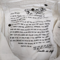 DIESEL 新品 BELTHER ストレッチスキニーホワイトデニム Ｗ28 デニムパンツ ホワイト レディース ディーゼル【中古】5-0513G♪