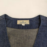 JAPAN BLUE JEANS 新品 インディゴ J42470J01 サイズS 定価12000円 ベスト ネイビー レディース ジャパンブルージーンズ【中古】5-0513M♪