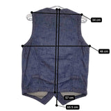 JAPAN BLUE JEANS 新品 インディゴ J42470J01 サイズS 定価12000円 ベスト ネイビー レディース ジャパンブルージーンズ【中古】5-0513M♪