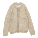 45R/45rpm シェットランドストレッチニットの908カーディガン 定価41800円 カーディガン ベージュ レディース フォーティーファイブアールピーエム【中古】5-1102T∞