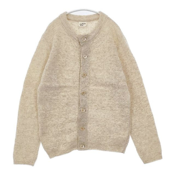 45R/45rpm シェットランドストレッチニットの908カーディガン 定価41800円 カーディガン ベージュ レディース フォーティーファイブアールピーエム【中古】5-1102T∞