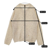 45R/45rpm シェットランドストレッチニットの908カーディガン 定価41800円 カーディガン ベージュ レディース フォーティーファイブアールピーエム【中古】5-1102T∞