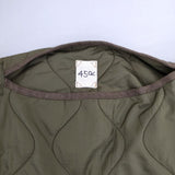 45R/45rpm ナイロンリップのキルトポンチョ 定価19800円 中綿 ポンチョ カーキ レディース フォーティーファイブアールピーエム【中古】5-1102T∞
