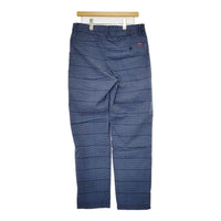 Levi's XX CHINO EZ TAPER ストレッチ テーパードパンツ イージーパンツ チェック柄 チノパンツ ブルー ブラック メンズ リーバイス【中古】5-0928T△
