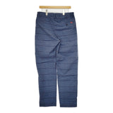 Levi's XX CHINO EZ TAPER ストレッチ テーパードパンツ イージーパンツ チェック柄 チノパンツ ブルー ブラック メンズ リーバイス【中古】5-0928T△