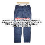 Levi's XX CHINO EZ TAPER ストレッチ テーパードパンツ イージーパンツ チェック柄 チノパンツ ブルー ブラック メンズ リーバイス【中古】5-0928T△