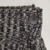 DES PRES 新品 アルパカミックススラブ フレアミディスカート 定価49500円 ロングスカート 24AW ブラック グレー レディース デプレ【中古】5-1102T∞