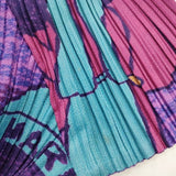PLEATS PLEASE ISSEY MIYAKE プリーツプリーズ 石畳の街風景 プリントジップアップシャツジャケット イッセイミヤケ PP63-JC681 ジャケット パープル 多色 レディース プリーツプリーズ【中古】5-0319G◎