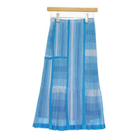 PLEATS PLEASE ISSEY MIYAKE プリーツスカート ペチコート付 メッシュ
