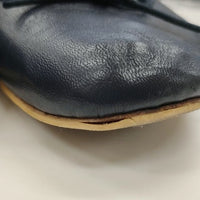 A.P.C./E.PORSELLI レザー フラット バレエシューズ ネイビー レディース アーペーセー/ポルセリ【中古】5-0717G◎