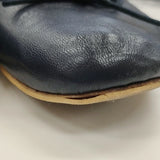 A.P.C./E.PORSELLI レザー フラット バレエシューズ ネイビー レディース アーペーセー/ポルセリ【中古】5-0717G◎