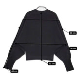 R&D.M.Co- ドルマンスリーブ クルーネック ニット ブラック レディース オールドマンズテーラー【中古】5-0511M♪