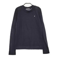 mina perhonen zs8533 lithely ちょうちょ 刺繍 定価17600円 サイズ40 カットソー ダークネイビー レディース ミナペルホネン【中古】5-0513M♪