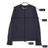 mina perhonen zs8533 lithely ちょうちょ 刺繍 定価17600円 サイズ40 カットソー ダークネイビー レディース ミナペルホネン【中古】5-0513M♪