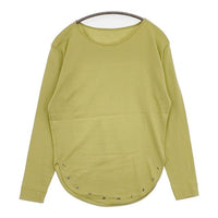 JURGEN LEHL J0183UB151 コットン ロゴ 長袖Ｔシャツ カットソー ロンＴ ライトグリーン レディース ヨーガンレール【中古】5-0810M∞