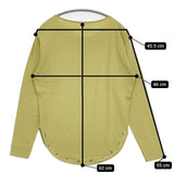 JURGEN LEHL J0183UB151 コットン ロゴ 長袖Ｔシャツ カットソー ロンＴ ライトグリーン レディース ヨーガンレール【中古】5-0810M∞