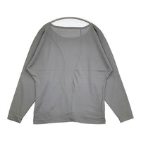 JURGEN LEHL J0121UB043 ウールシルク 長袖Ｔシャツ カットソー ロンＴ グレー レディース ヨーガンレール【中古】5-0810M∞