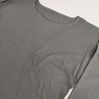 JURGEN LEHL J0121UB043 ウールシルク 長袖Ｔシャツ カットソー ロンＴ グレー レディース ヨーガンレール【中古】5-0810M∞