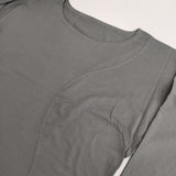 JURGEN LEHL J0121UB043 ウールシルク 長袖Ｔシャツ カットソー ロンＴ グレー レディース ヨーガンレール【中古】5-0810M∞