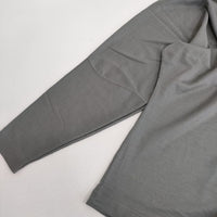 JURGEN LEHL J0121UB043 ウールシルク 長袖Ｔシャツ カットソー ロンＴ グレー レディース ヨーガンレール【中古】5-0810M∞