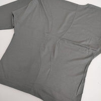JURGEN LEHL J0121UB043 ウールシルク 長袖Ｔシャツ カットソー ロンＴ グレー レディース ヨーガンレール【中古】5-0810M∞